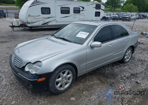 2001 Mercedes-Benz C 240 from USA, damaged, VIN WDBRF61J81F074604